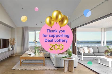 deaf home lottery|Draw 200: Deaf Lottery Prize Home .